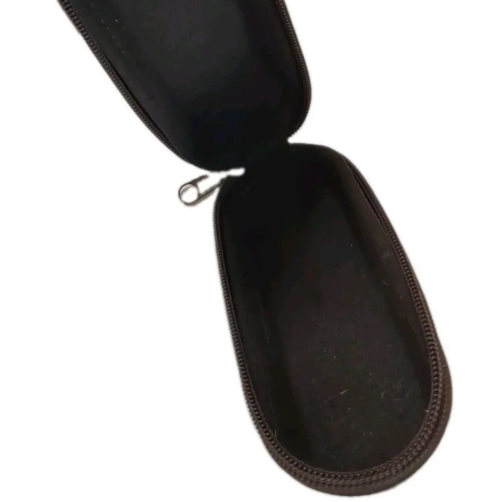 Authentic Timberland Eyewear Case - Classic Brown Zip-Around Storage